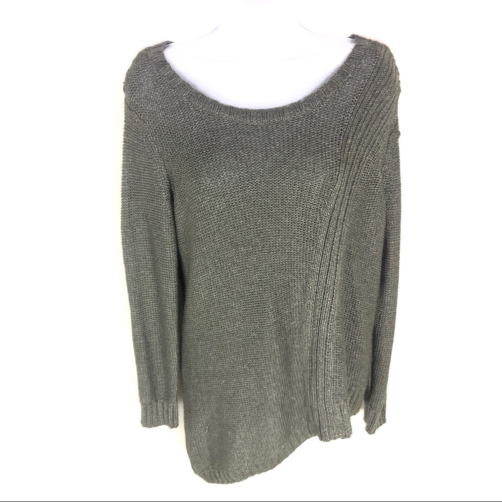 Will I Smith Gray Long Sleeve Sweater S Small